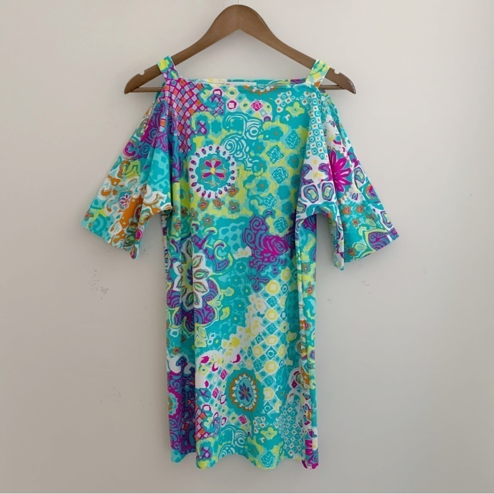 Jude Connally Open Shoulder Shift Dress XS